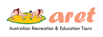 Homepage ARET Australian Recreation Educational Tours logo